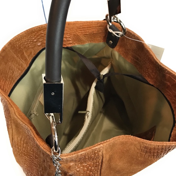 Kidus woldemichael made in Italy hobo leather bag - Picture 7 of 8